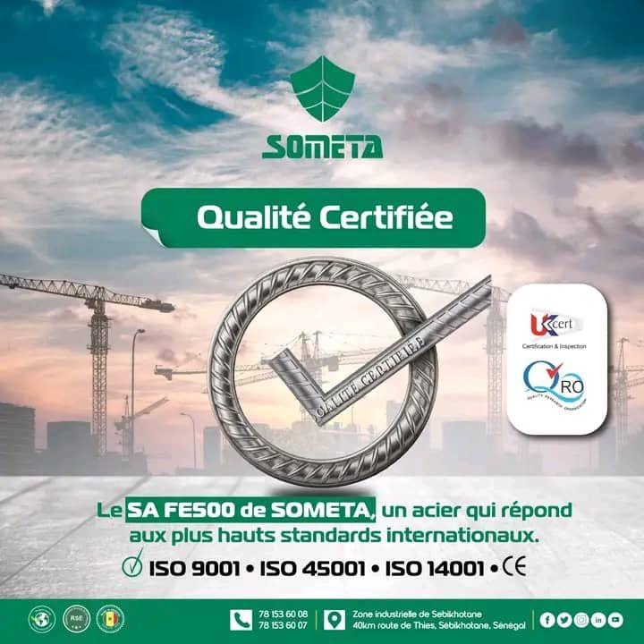 Le SA FE500 de SOMETA : la performance certifiée au service du BTP sénégalais